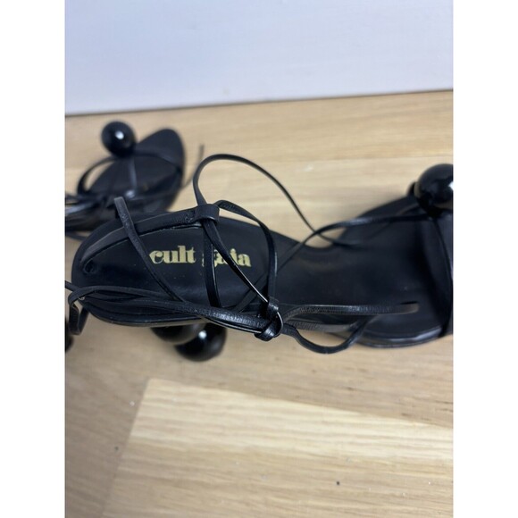 Cult Gaia Karina Heel Black 36 Ball Heels - Picture 7 of 7